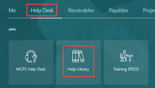 Help Library Navigation